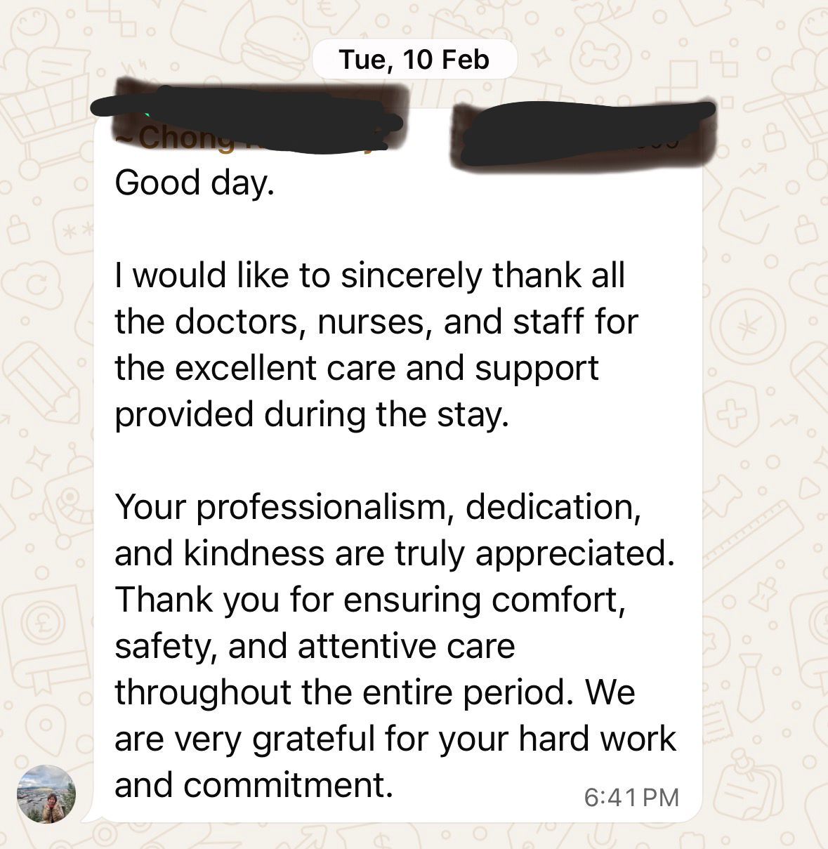 testimonial